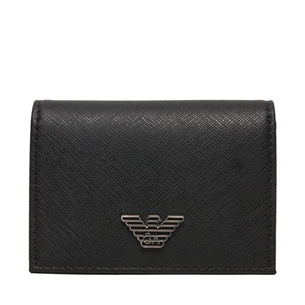 Emporio Armani Малък мъжки портфейл Emporio Armani Y4R576 Y138E 81072 Черен