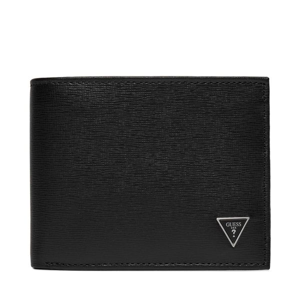 Guess Малък мъжки портфейл Guess SMCSLE LEA27 BLA