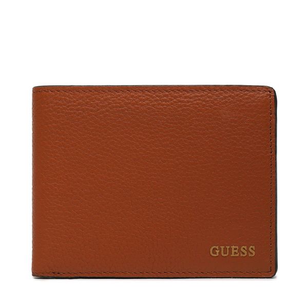 Guess Малък мъжки портфейл Guess SMRIVI LEA20 BRO