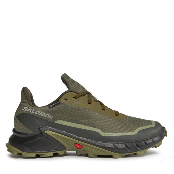 Salomon Маратонки за бягане Salomon Alphacross 5 Gtx GORE-TEX 473103 29 W0 Зелен