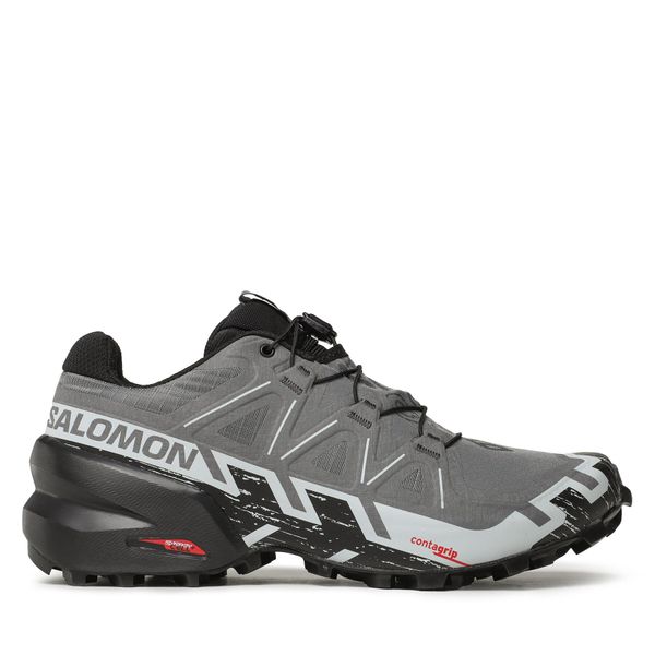 Salomon Маратонки за бягане Salomon Speedcross 6 L41738000 Сив