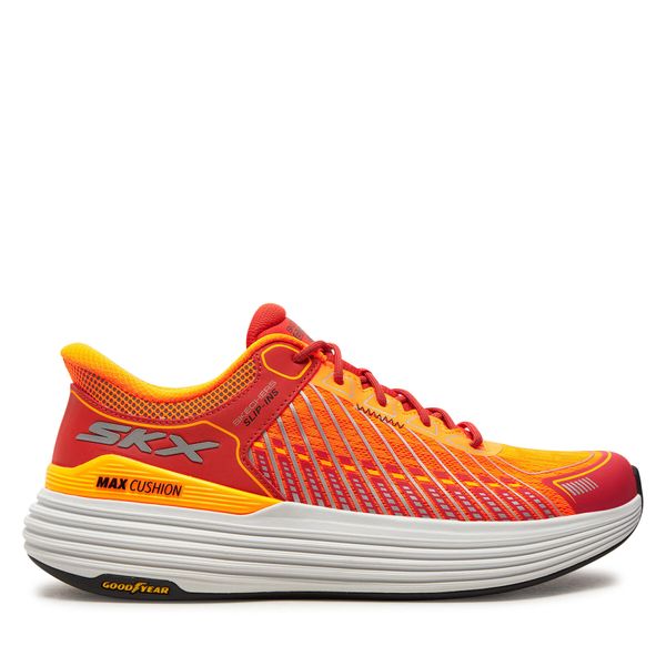 Skechers Маратонки за бягане Skechers Max Cushioning Suspension 220936/ORG Оранжев