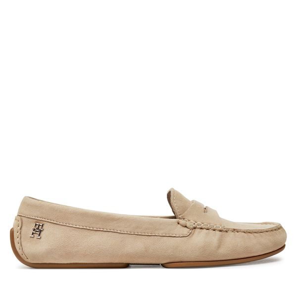 Tommy Hilfiger Мокасини Tommy Hilfiger Th Suede Driver Loafer FW0FW08563 Бежов