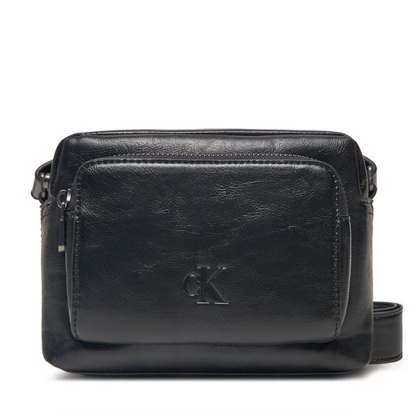 Calvin Klein Jeans Мъжка чантичка Calvin Klein Jeans Tumbled Camera Bag Pu K50K512988 Черен