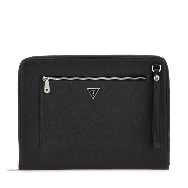 Guess Мъжка чантичка Guess Certosa Saffiano Smart HMECSA P3316 Черен