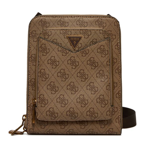 Guess Мъжка чантичка Guess HMSILO P5109 Кафяв