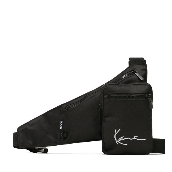 Karl Kani Мъжка чантичка Karl Kani Signature Crossbody Bag 4002662 Black