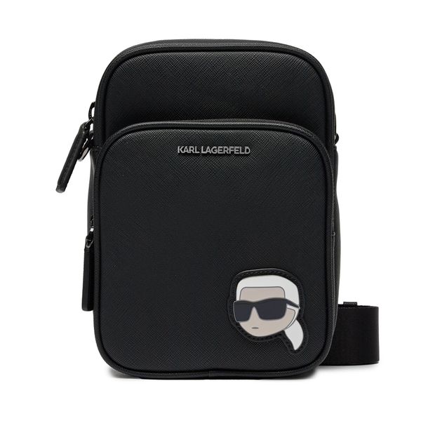 KARL LAGERFELD Мъжка чантичка KARL LAGERFELD 240M3123 Черен
