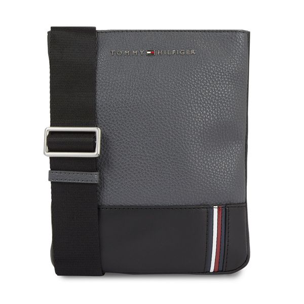 Tommy Hilfiger Мъжка чантичка Tommy Hilfiger Th Central Mini Crossover AM0AM12450 Dark Grey PSM