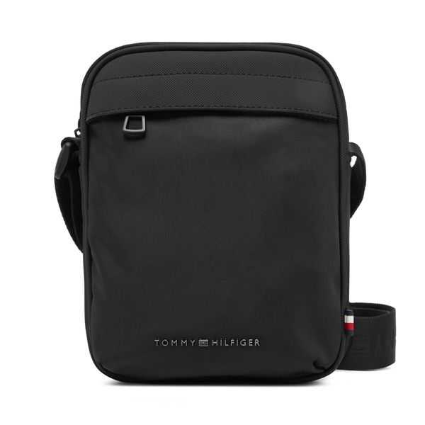 Tommy Hilfiger Мъжка чантичка Tommy Hilfiger Th Repreve Mini Reporter AM0AM13185 Черен