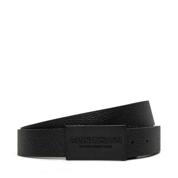Armani Exchange Мъжки колан Armani Exchange XM000289 Черен
