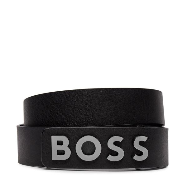 Boss Мъжки колан Boss 50516682 Black 002