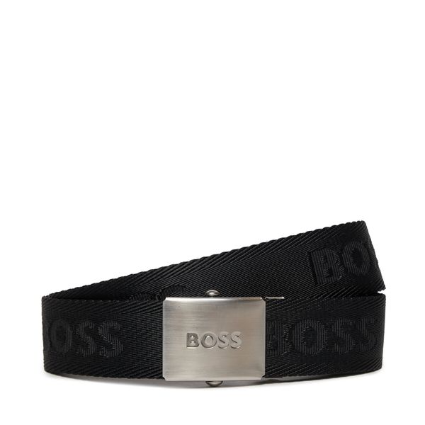 Boss Мъжки колан Boss Icon Ro J Sz35 50481646 Черен