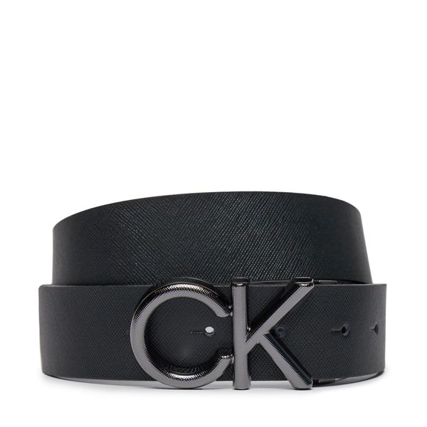Calvin Klein Мъжки колан Calvin Klein Adj Ck Metal Saffiano 35Mm K50K511567 Черен