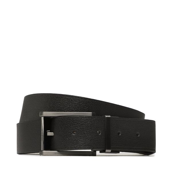 Calvin Klein Мъжки колан Calvin Klein Adj/Rev Faceted Lux 35Mm K50K510647 Черен