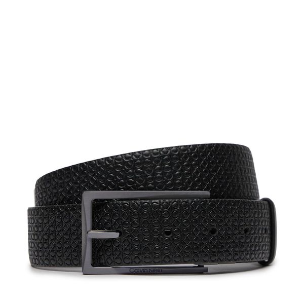 Calvin Klein Мъжки колан Calvin Klein Adj/Rev Slim Frame Mono 35Mm K50K511355 Black Nano Mono/Black Smooth 0GL