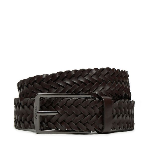 Calvin Klein Мъжки колан Calvin Klein Ck Casual Elongated Braided 35mm K50K512655 Кафяв