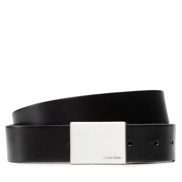 Calvin Klein Мъжки колан Calvin Klein Formal Plaque Belt 3.5cm K50K504309 Черен