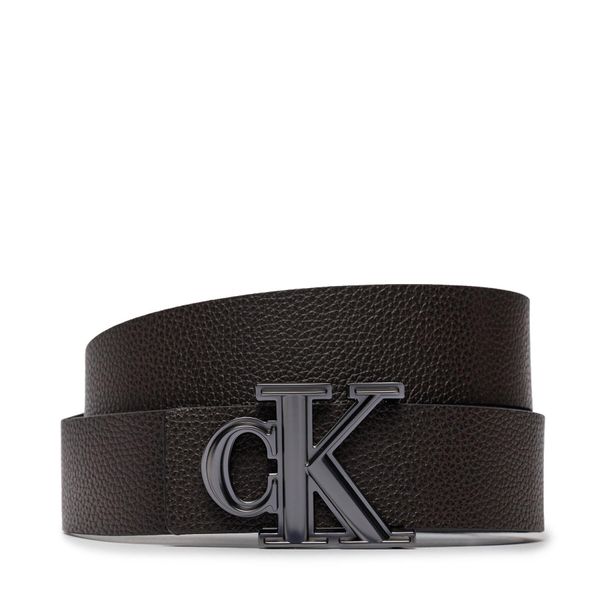 Calvin Klein Jeans Мъжки колан Calvin Klein Jeans Gift Prong Harness Lthr Belt35Mm K50K511516 Black/Bitter Brown 0GS