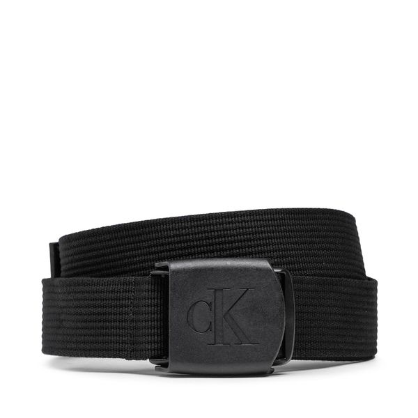Calvin Klein Jeans Мъжки колан Calvin Klein Jeans Logo Plaque Webbing Belt K50K510160 Черен