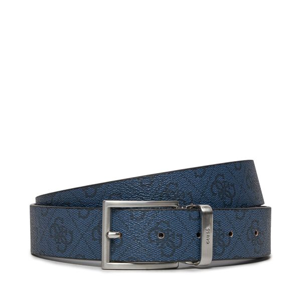 Guess Мъжки колан Guess BM7541 LEA35 Тъмносин