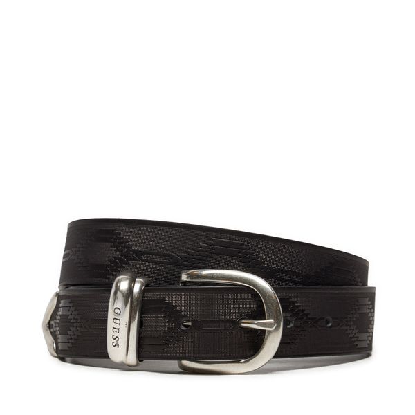 Guess Мъжки колан Guess Designed Folk Belt M4BZ32 L0VH0 Черен