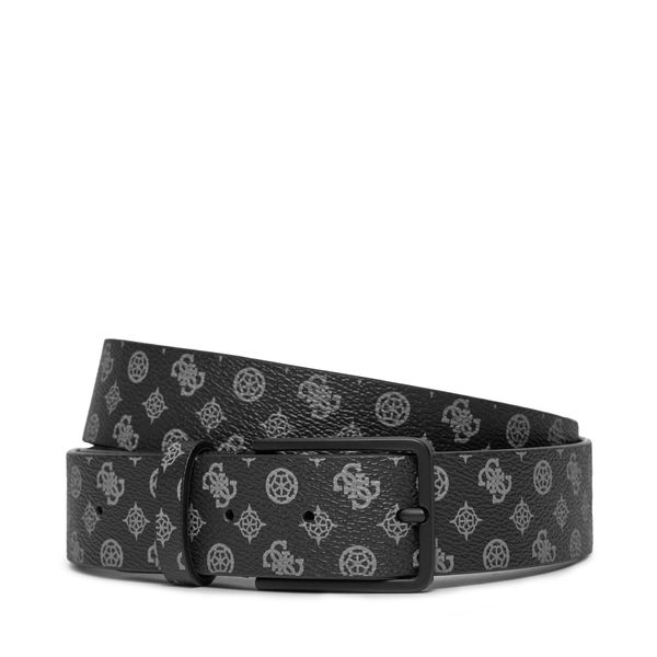 Guess Мъжки колан Guess Micro Peony Eco Belts BM7793 P4135 Черен