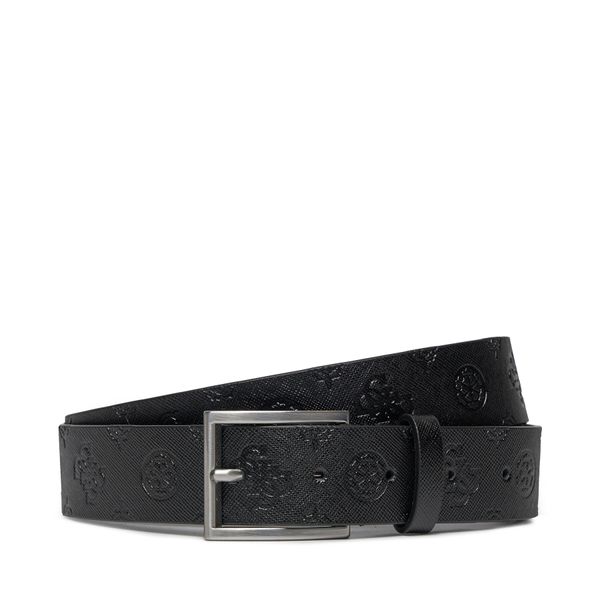 Guess Мъжки колан Guess Not Coordinated Belts BM7809 P4135 Черен