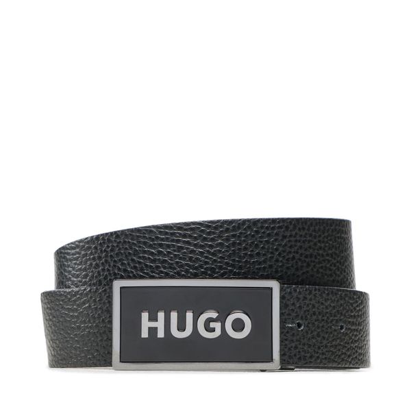 HUGO Мъжки колан Hugo 50492032 Черен