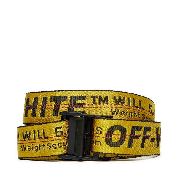 Off-White Мъжки колан Off-White OMRB012R21FAB0011810 Жълт