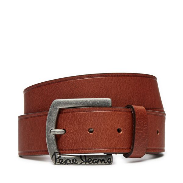 Pepe Jeans Мъжки колан Pepe Jeans Moss PM021026 Кафяв