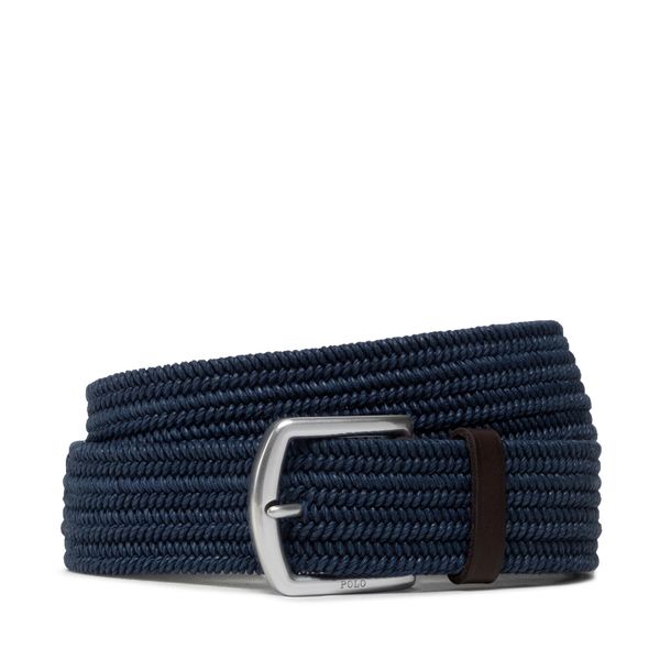 Polo Ralph Lauren Мъжки колан Polo Ralph Lauren 35Mm Braid Stretch 405666041002 Тъмносин