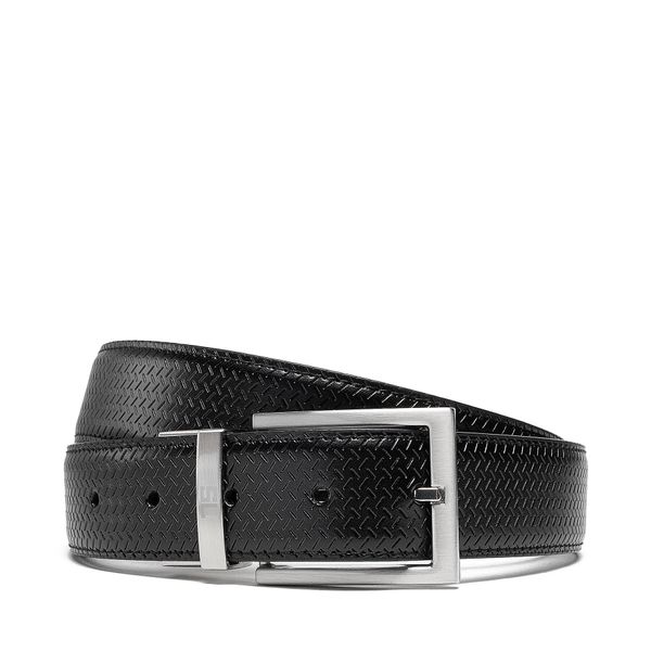 Semi Line Мъжки колан Semi Line P8232-0 Черен