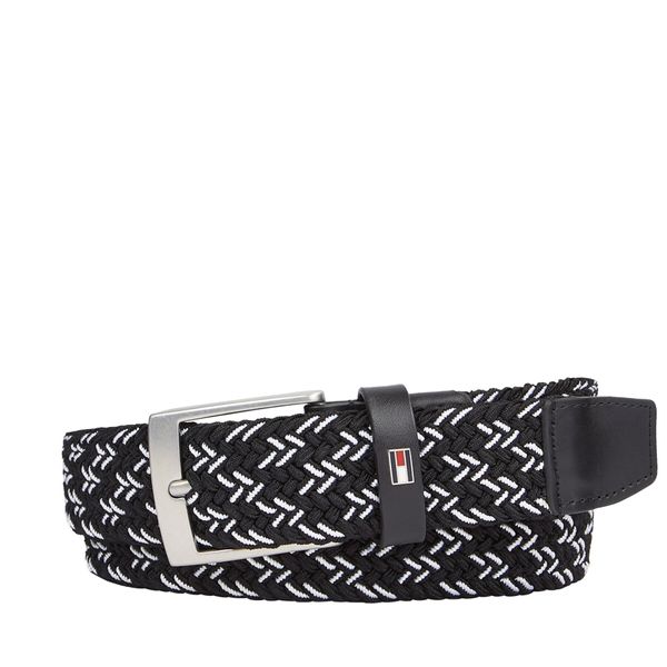 Tommy Hilfiger Мъжки колан Tommy Hilfiger Adan 3.5 Elastic AM0AM12051 Black BDS