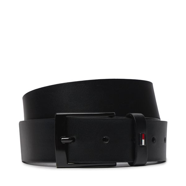 Tommy Hilfiger Мъжки колан Tommy Hilfiger Adan Leather 3.5 AM0AM12052 Черен