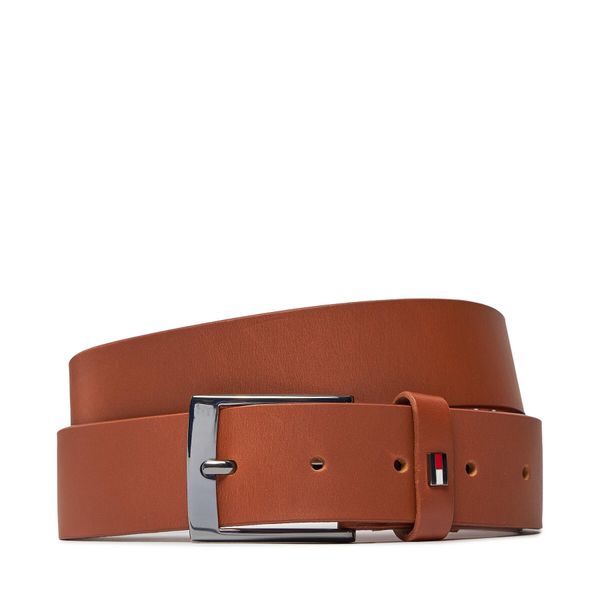 Tommy Hilfiger Мъжки колан Tommy Hilfiger Adan Leather 3.5 AM0AM12052 Кафяв