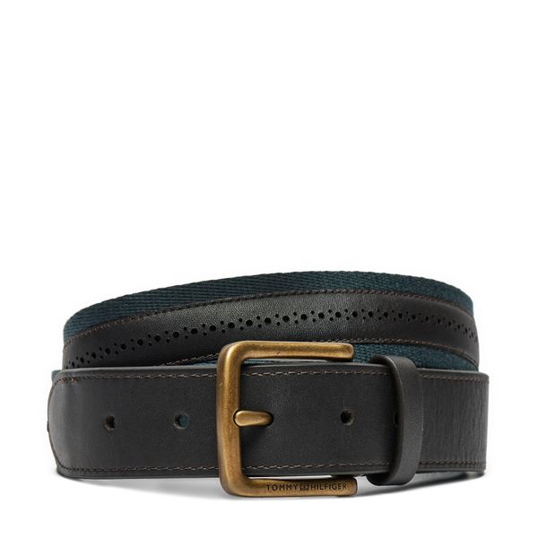 Tommy Hilfiger Мъжки колан Tommy Hilfiger AM0AM12812 Електриков