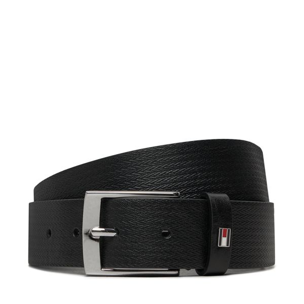 Tommy Hilfiger Мъжки колан Tommy Hilfiger AM0AM13015 Черен