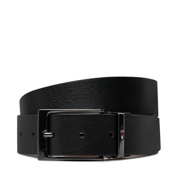 Tommy Hilfiger Мъжки колан Tommy Hilfiger AM0AM13017 Черен