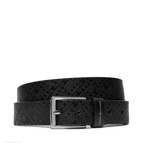 Tommy Hilfiger Мъжки колан Tommy Hilfiger Buisness AM0AM12814 Черен