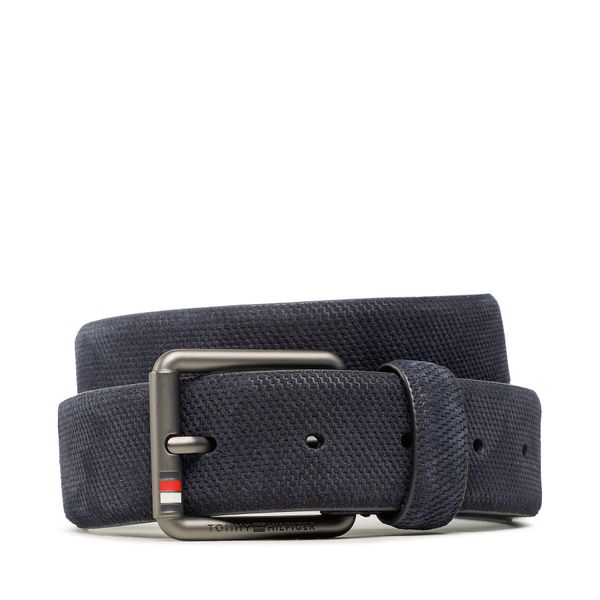 Tommy Hilfiger Мъжки колан Tommy Hilfiger Casual 3.5 Suede AM0AM10852 Тъмносин