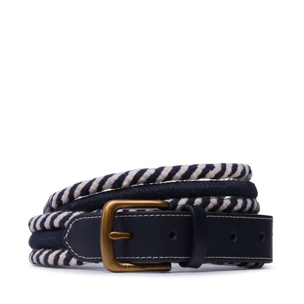 Tommy Hilfiger Мъжки колан Tommy Hilfiger Casual Rope AM0AM10851 Тъмносин