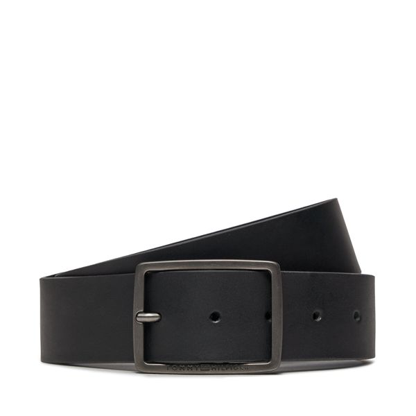 Tommy Hilfiger Мъжки колан Tommy Hilfiger Jeans Buckle 4.0 Texture AM0AM12177 Black BDS