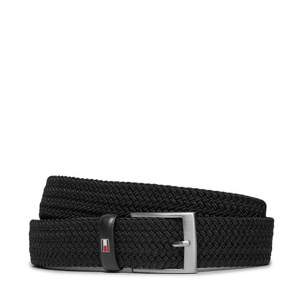 Tommy Hilfiger Мъжки колан Tommy Hilfiger New Adan Belt 3.5Cm AM0AM02801 Черен