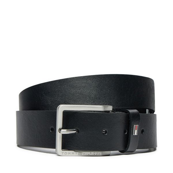 Tommy Hilfiger Мъжки колан Tommy Hilfiger Oliver Adj 3.5 AM0AM13020 Черен