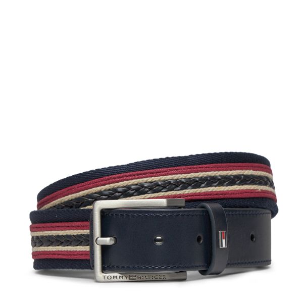 Tommy Hilfiger Мъжки колан Tommy Hilfiger Oliver Webbing 3.5 AM0AM12049 Тъмносин