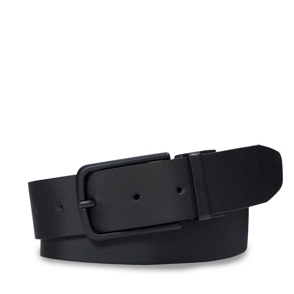 Tommy Hilfiger Мъжки колан Tommy Hilfiger Tech 3.5 Rev AM0AM11241 Черен