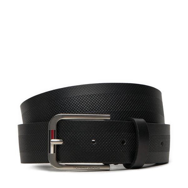 Tommy Jeans Мъжки колан Tommy Jeans Tjm Austin 3.5 AM0AM12926 Черен