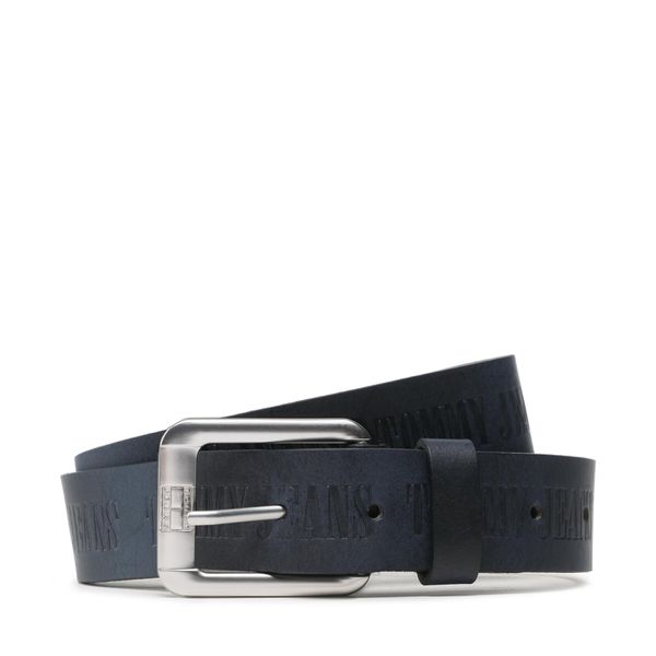 Tommy Jeans Мъжки колан Tommy Jeans Tjm Heritage Leather Adj 3.5 AM0AM10908 Тъмносин