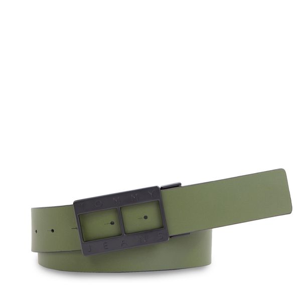 Tommy Jeans Мъжки колан Tommy Jeans Tjm Rev Heritage 3.5 AM0AM11194 Черен